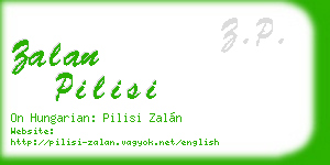 zalan pilisi business card